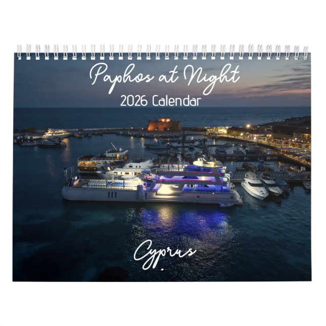 Paphos en el calendario de la noche 2026 por Papho (Tapa)