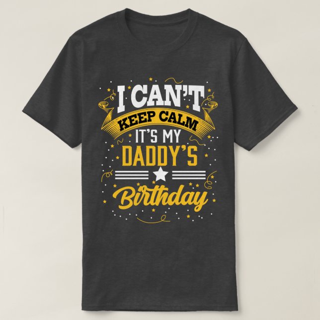 Papi Camisa de Cumpleaños No Puedo Mantenerme Tran (Diseño del anverso)