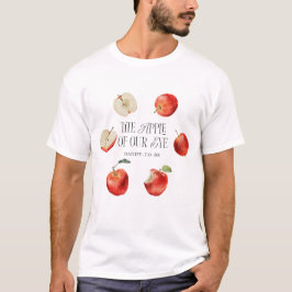 Papi de manzanas rojas para ser camiseta