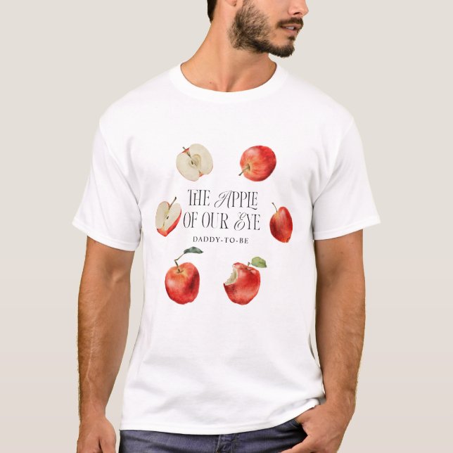 Papi de manzanas rojas para ser camiseta (Anverso)