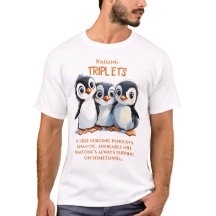 Papi de Triplets Regalo, Camiseta Básica para Homb