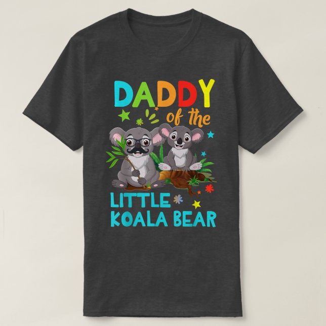 Papi Del Pequeño Koala Osa A Los Camisetas De La F (Diseño del anverso)