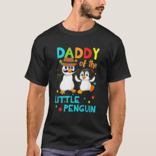 Papi Del Pequeño Pingüino Camisetas De La Familia