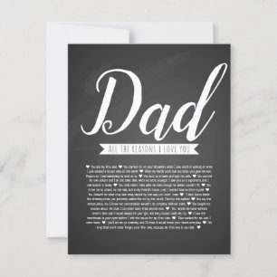 Papi tarjeta de cumpleaños todas las razones por l