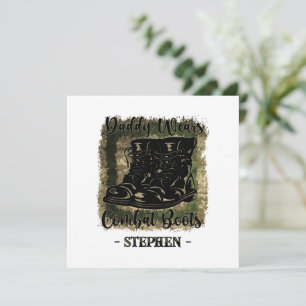 Papi viste botes de combate - inspirados en el ejé