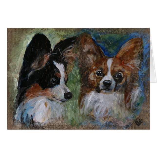Papillon Dogs (Anverso (Horizontal))