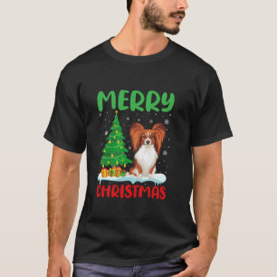 Papillon Perro Árbol Xmas Sweater Hombres Mujeres