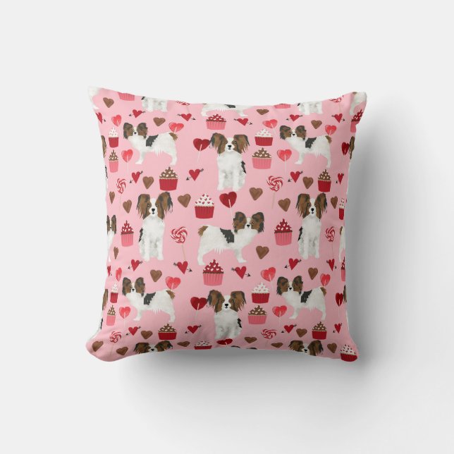 Papillon Valentine almohada de amor (Anverso)