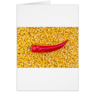Paprika sobre el maíz