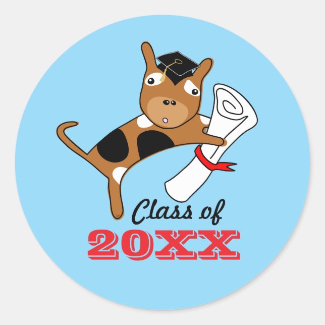 Papúa graduada con Pegatina azul de Diploma (Anverso)