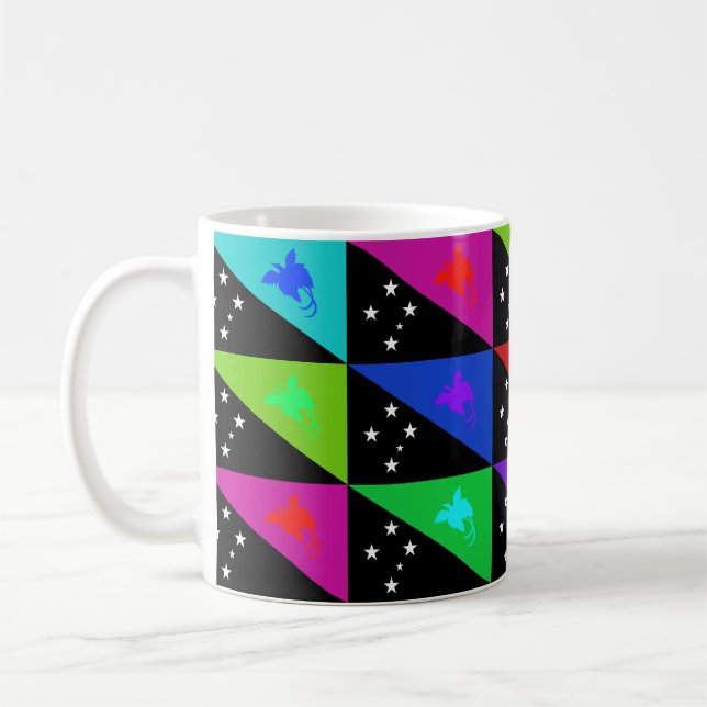 Papúa Nueva Guinea Multihue señala la taza por (Izquierda)