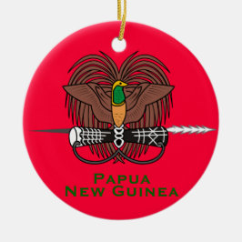 Papúa Nueva Guinea* Ornamento Cerámico de Navidad