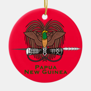 Papúa Nueva Guinea * ornamento de cerámica del