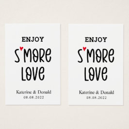 Paquete de 100 Bolsas Modernas sin Hole S'more Lov