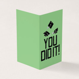 ¡Paquete de 25 lo hiciste! Tarjetas de graduación