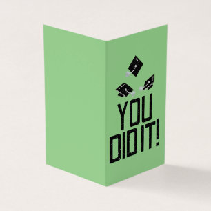 ¡Paquete de 25 lo hiciste! Tarjetas de graduación 