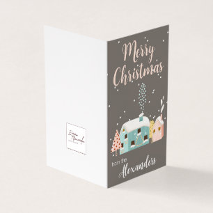 Paquete de 25 tarjetas de Navidades familiares mod