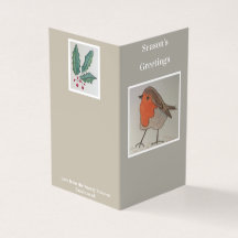 Paquete de 25 tarjetas Robin y Ivy de la temporada