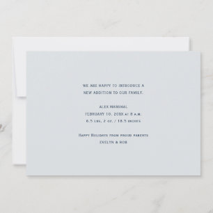 paquete de alegría tarjeta de anuncio de nacimient