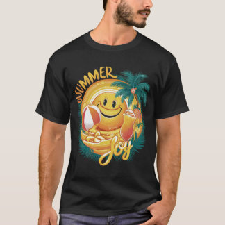 Paquete de diseño de camisetas de verano, playa de
