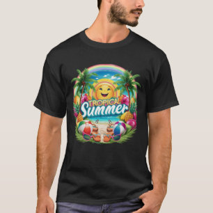 Paquete de diseño de camisetas de verano, surf de 