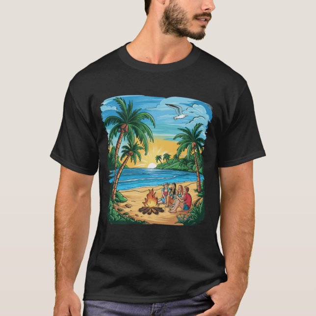 Paquete de diseño de camisetas de verano, surf de  (Anverso)