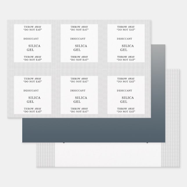 Paquete de gel de sílice Papel de ajuste (Set)