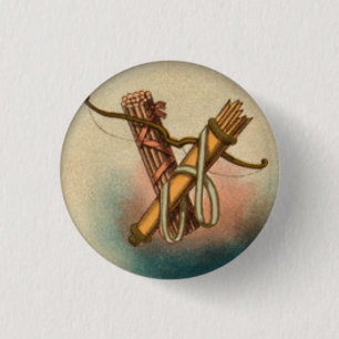 Paquete de las flechas del arco de botón de los