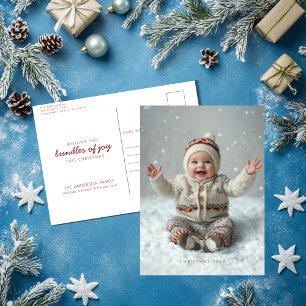 Paquete de Navidades de Alegría - Tarjeta postal d