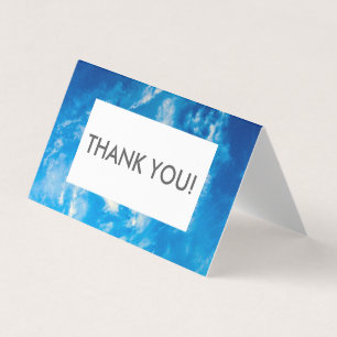 Paquete de nubes Gracias Tarjetas con texto editab