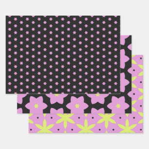 Paquete de papel 2 amarillo rosado