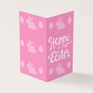 Paquete de Pascua Feliz Rosa de 25 Mini Tarjetas
