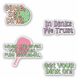 Paquete de Pegatina del jugador de bolas coloridas