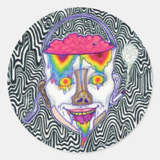 Paquete de Pegatinas de "Drippy Trippy Buckethead"
