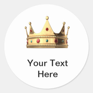 Paquete de Pegatinas de la Corona de la Reina