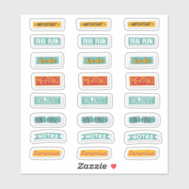 Paquete de Pegatinas del planificador