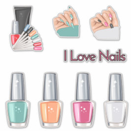 Paquete de Pegatinas Nail Tech