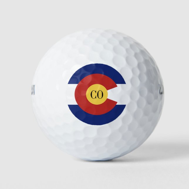 Paquete de regalos de pelota de golf de la bandera (Anverso)
