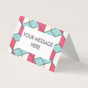 Paquete de tarjeta de patrón de rompecabezas con t