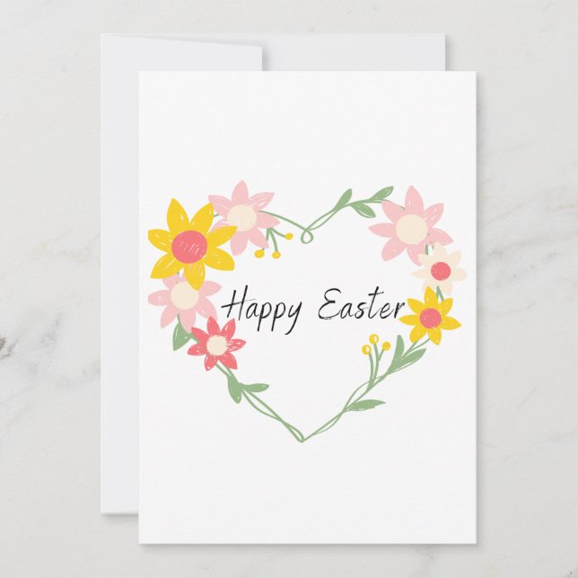 Paquete de tarjetas de Pascua - Conejo y pollito d (Anverso)