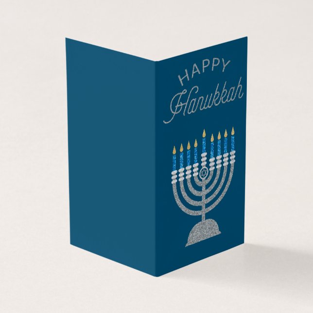 Paquete de tarjetas de Purpurina Happy Hanukkah 25 (Exterior)