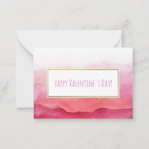Paquete de tarjetas de San Valentín de color rosa
