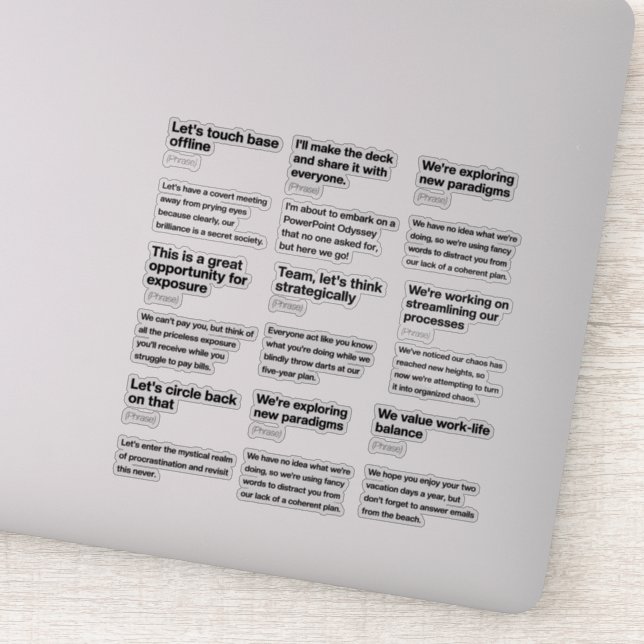 Paquete Pegatina de definiciones de correo electró (Detalle)