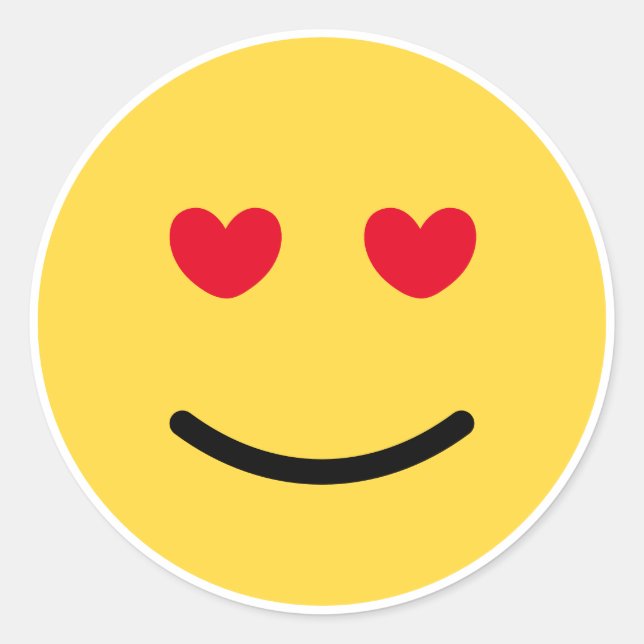 Paquete Pegatina de Heart Love Face (Anverso)