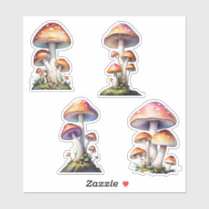 Paquete Pegatina de hongos Red Amanita