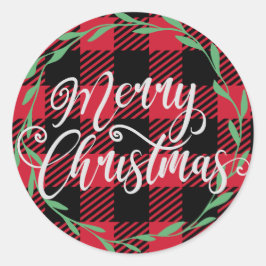 Paquete Pegatina de la ronda navideña navideña nav