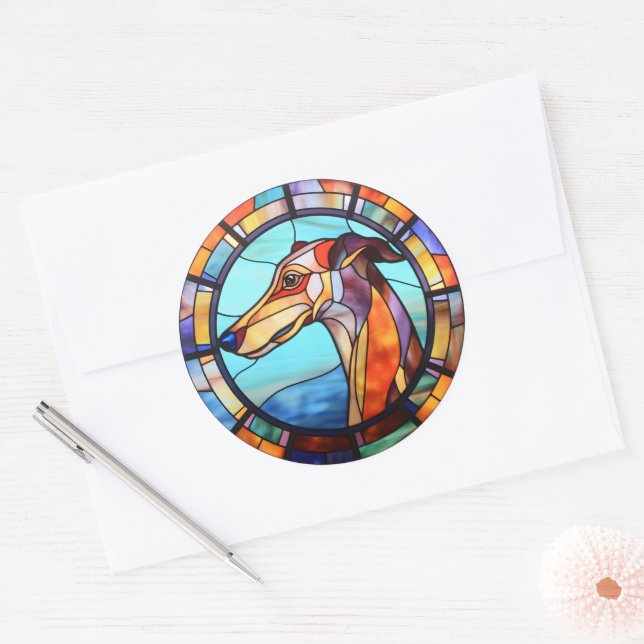 Paquete Pegatina de perros de Greyhound (Sobre)