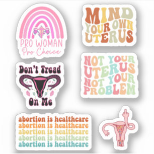 Paquete Pegatina Roe V Wade, Aborto, Pro Choice