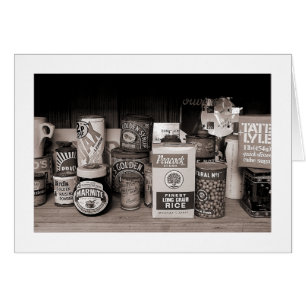 Paquetes, cajas y tintos antiguos.