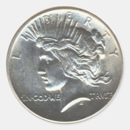 Paquetes del pegatina del dólar de la paz de la